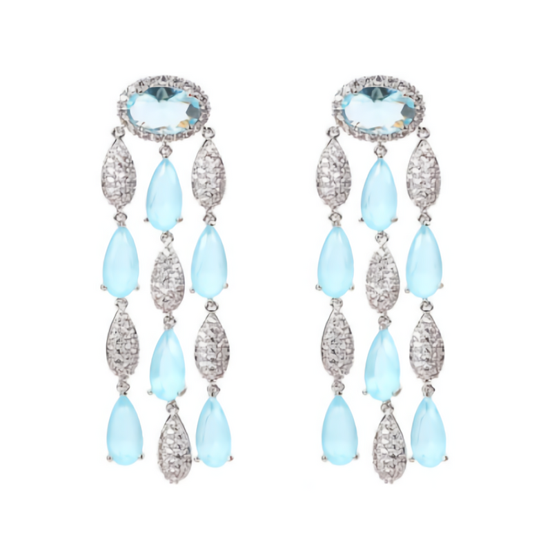 Luxe Classic Crystal Earrings