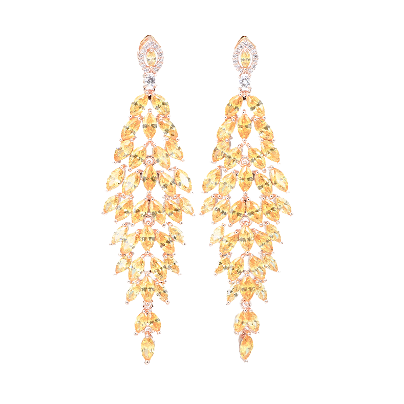 Elegant Autumn Drop Earrings