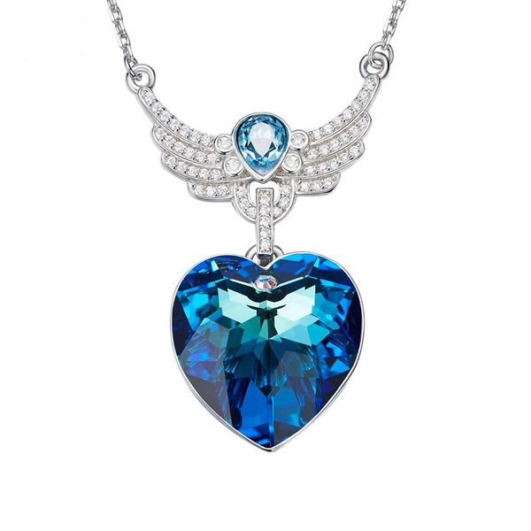 Swarovski Crystal Heart of Guardian Necklace
